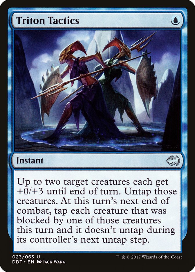Triton Tactics [Duel Decks: Merfolk vs. Goblins]-1