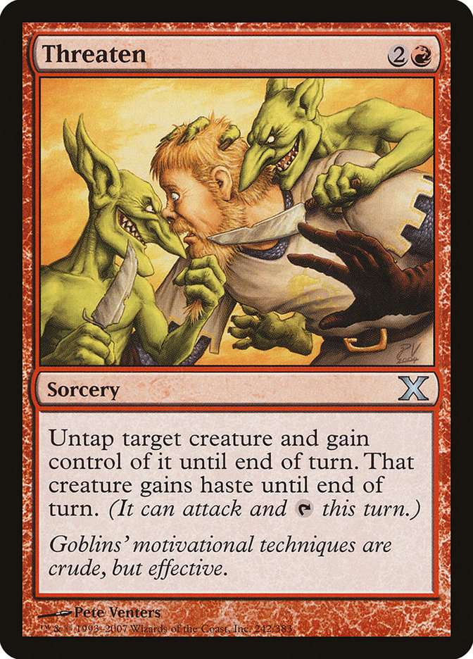 Threaten [Tenth Edition]-1