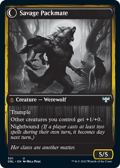 Child of the Pack // Savage Packmate [Innistrad: Double Feature]-2