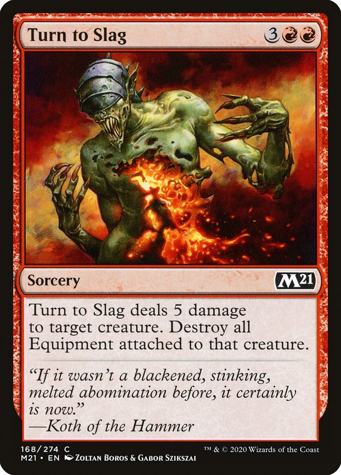 Turn to Slag [Core Set 2021]-1