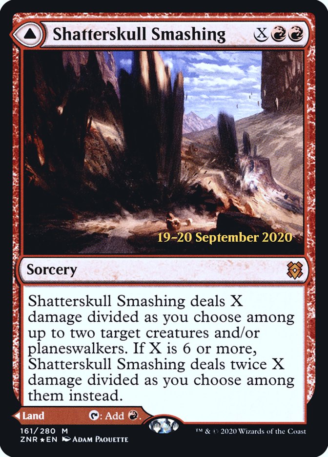 Shatterskull Smashing // Shatterskull, the Hammer Pass [Zendikar Rising Prerelease Promos]-1