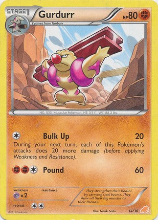 Gurdurr (14/30) [Black & White: Trainer Kit - Excadrill]-1