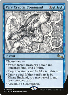 Very Cryptic Command (Black and White Art) [Unstable]-1