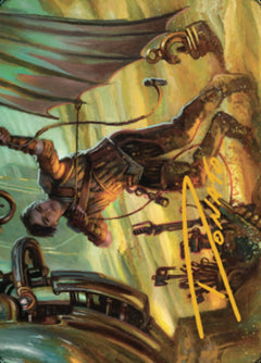 Mishra, Excavation Prodigy Art Card (Gold-Stamped Signature) [The Brothers' War Art Series]-1