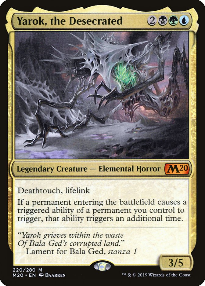 Yarok, the Desecrated [Core Set 2020]-1