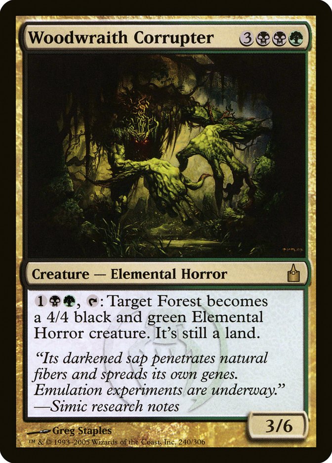 Woodwraith Corrupter [Ravnica: City of Guilds]-1