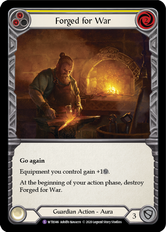 Forged for War [U-WTR046] (Welcome to Rathe Unlimited)  Unlimited Rainbow Foil-1