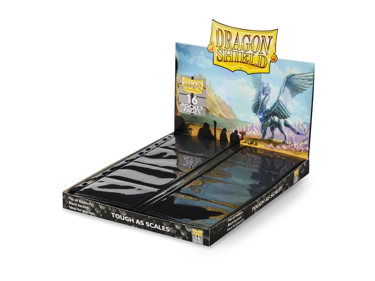 Dragon Shield - 16 Pocket Pages - Center Loader Display (50)-1