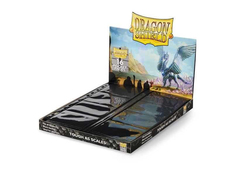 Dragon Shield - 16 Pocket Pages - Center Loader Display (50)-1