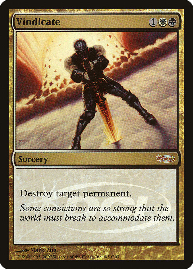 Vindicate [Judge Gift Cards 2007]-1
