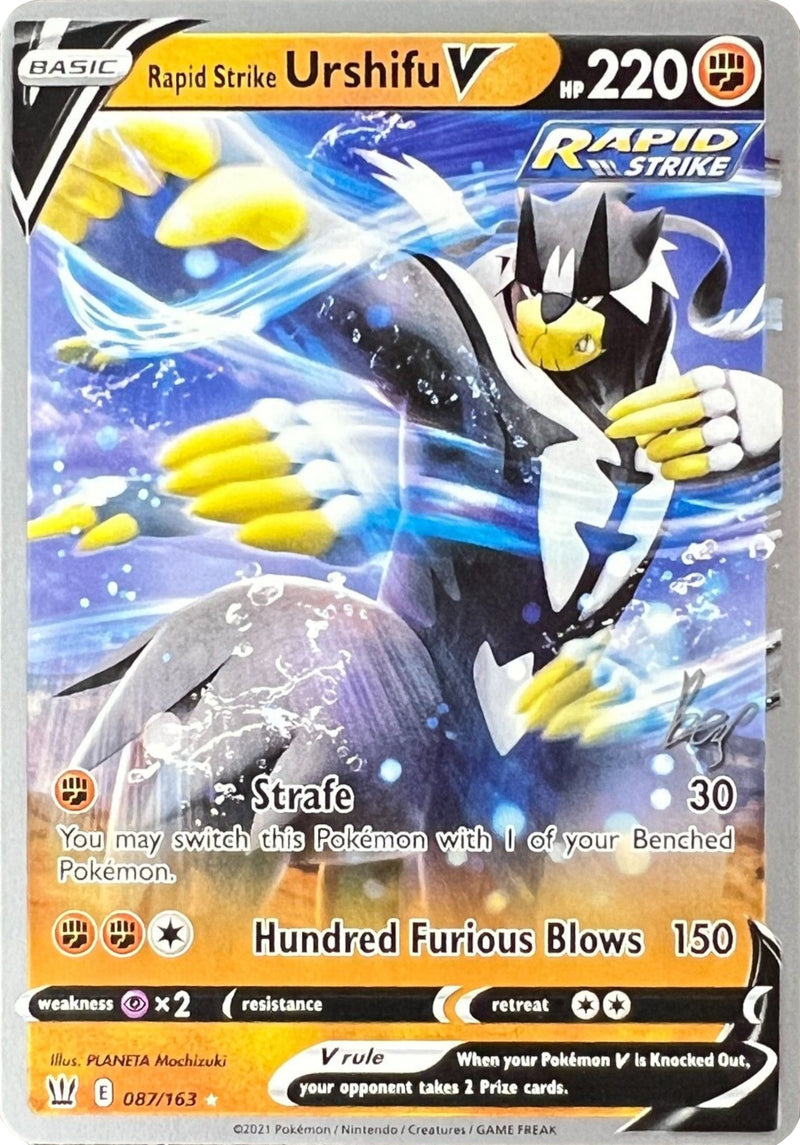 Rapid Strike Urshifu V (087/163) (Cheryl Again - Sebastian Lashmet) [World Championships 2022]-1