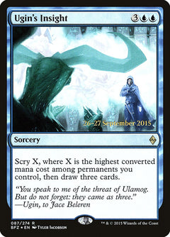 Ugin's Insight [Battle for Zendikar Prerelease Promos]-1