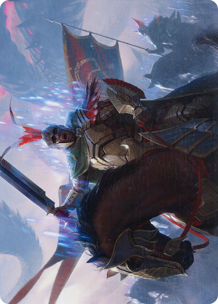 Marshal of Zhalfir Art Card [March of the Machine Art Series]-1