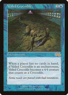 Veiled Crocodile [Urza's Saga]-1