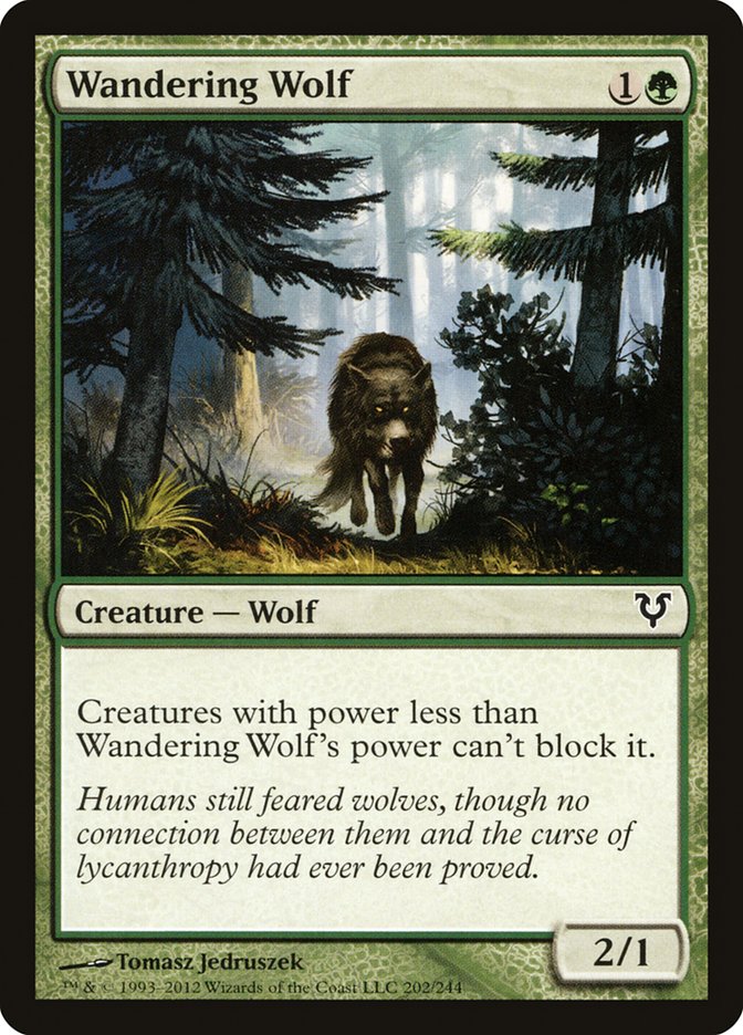 Wandering Wolf [Avacyn Restored]-1