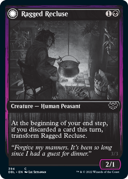 Ragged Recluse // Odious Witch [Innistrad: Double Feature]-1