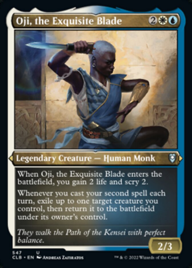 Oji, the Exquisite Blade (Foil Etched) [Commander Legends: Battle for Baldur's Gate]-1