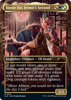 Jinnie Fay, Jetmir's Second // Jinnie Fay, Jetmir's Second [Secret Lair Commander Deck: Raining Cats and Dogs]-2