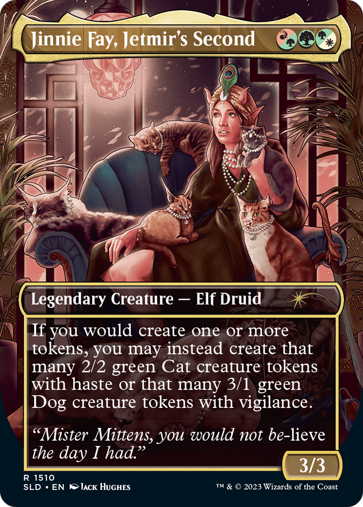 Jinnie Fay, Jetmir's Second // Jinnie Fay, Jetmir's Second [Secret Lair Commander Deck: Raining Cats and Dogs]-2