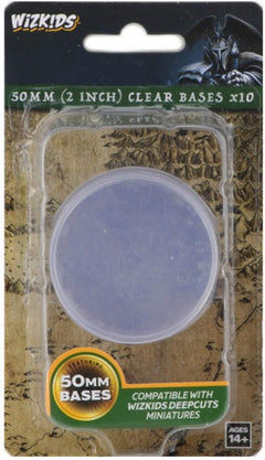 WizKids Deep Cuts Clear 50mm Round Base 10ct-1
