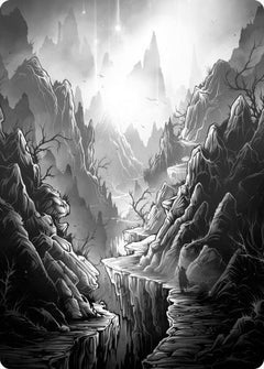 Mountain Art Card [Innistrad: Midnight Hunt Art Series]-1