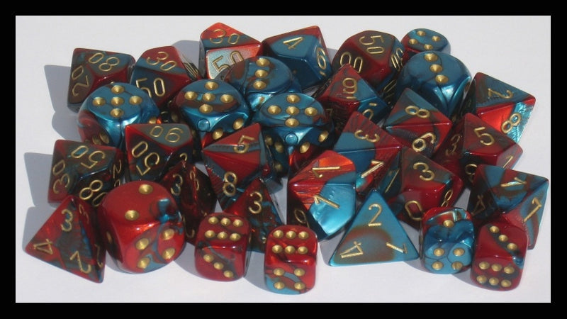 CHX 26862 Gemini 12mm d6 Red Teal/Gold Block (36)-1