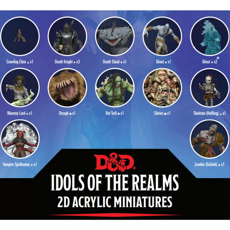 D&D Idols of the Realms Boneyard 2D Set 1-1