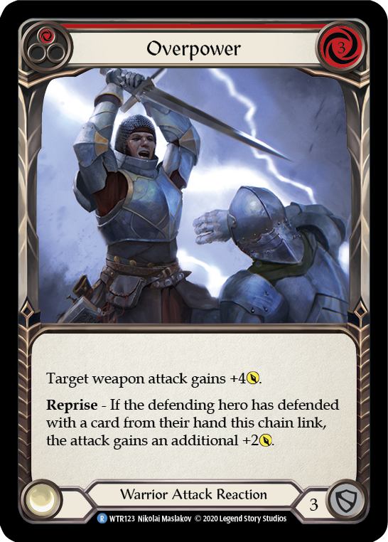 Overpower (Red) [U-WTR123] (Welcome to Rathe Unlimited)  Unlimited Normal-1