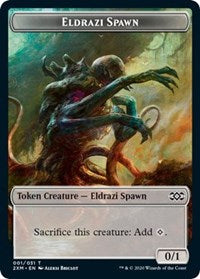 Eldrazi Spawn // Plant Double-Sided Token [Double Masters Tokens]-1