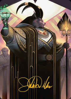 Jetmir, Nexus of Revels 2 Art Card (Gold-Stamped Signature) [Streets of New Capenna Art Series]-1