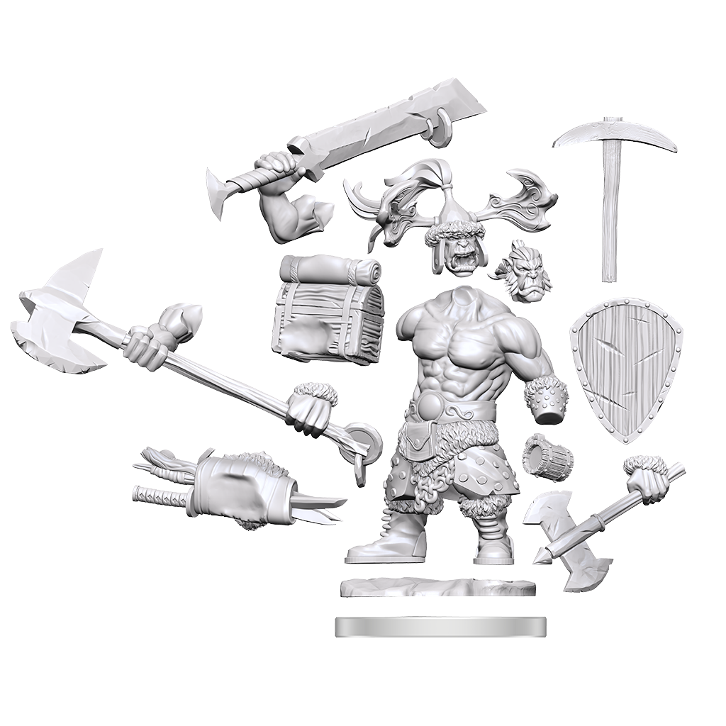 D&D Frameworks Orc Barbarian Male-2