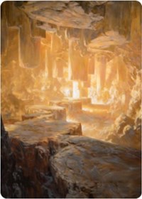 Pillarverge Pathway Art Card [Zendikar Rising Art Series]-1