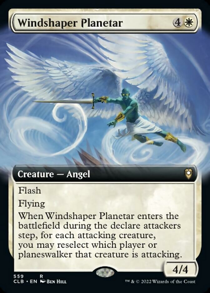 Windshaper Planetar (Extended Art) [Commander Legends: Battle for Baldur's Gate]-1