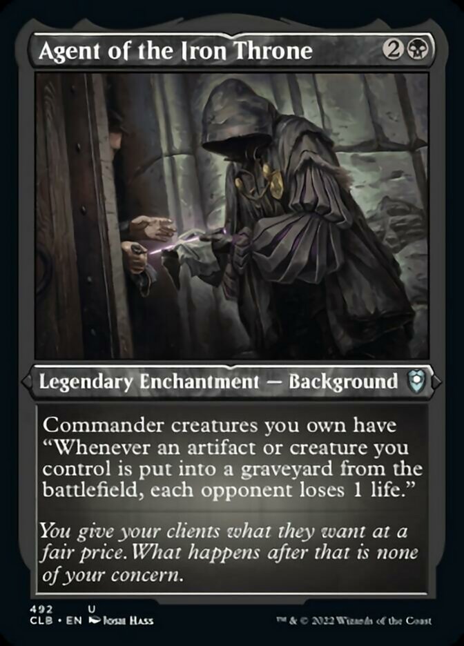 Agent of the Iron Throne (Foil Etched) [Commander Legends: Battle for Baldur's Gate]-1