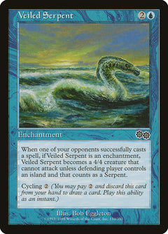 Veiled Serpent [Urza's Saga]-1