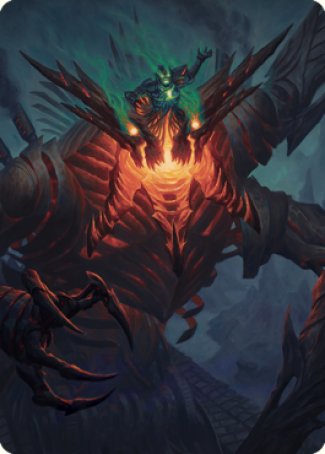 Mishra, Lost to Phyrexia Art Card [The Brothers' War Art Series]-1