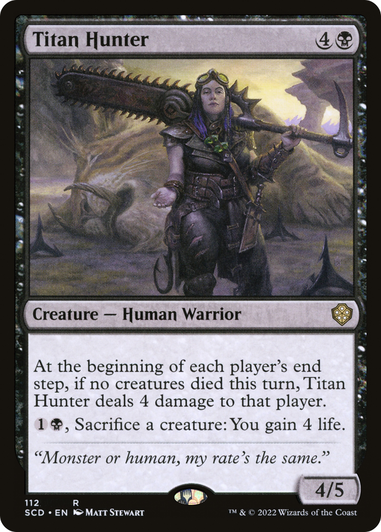Titan Hunter [Starter Commander Decks]-1