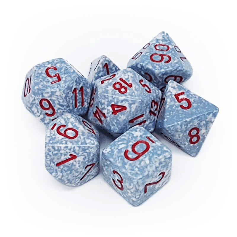 Chessex Dice Sets: Air Poly 7-dice Cube-1
