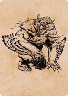 Owlbear (Showcase) Art Card [Dungeons & Dragons: Adventures in the Forgotten Realms Art Series]-1