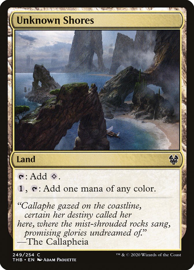 Unknown Shores [Theros Beyond Death]-1