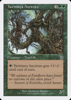 Yavimaya Ancients (Druid Art) [Deckmasters]-1