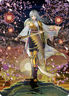 The Wandering Emperor 2 Art Card [Kamigawa: Neon Dynasty Art Series]-1