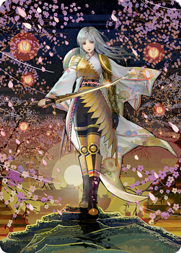 The Wandering Emperor 2 Art Card [Kamigawa: Neon Dynasty Art Series]-1