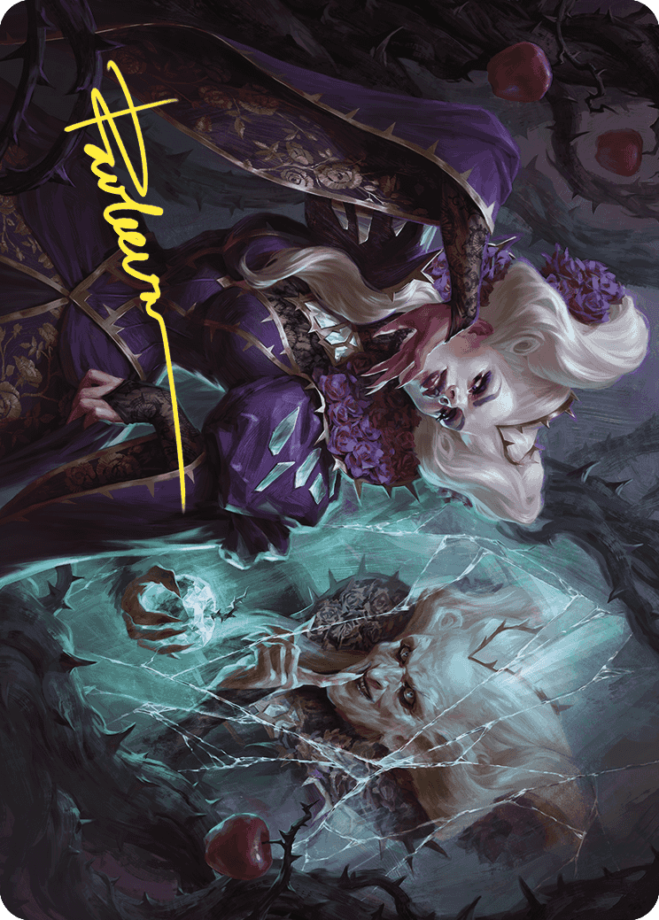 Conceited Witch Art Card (Gold-Stamped Signature) [Wilds of Eldraine Art Series]-1