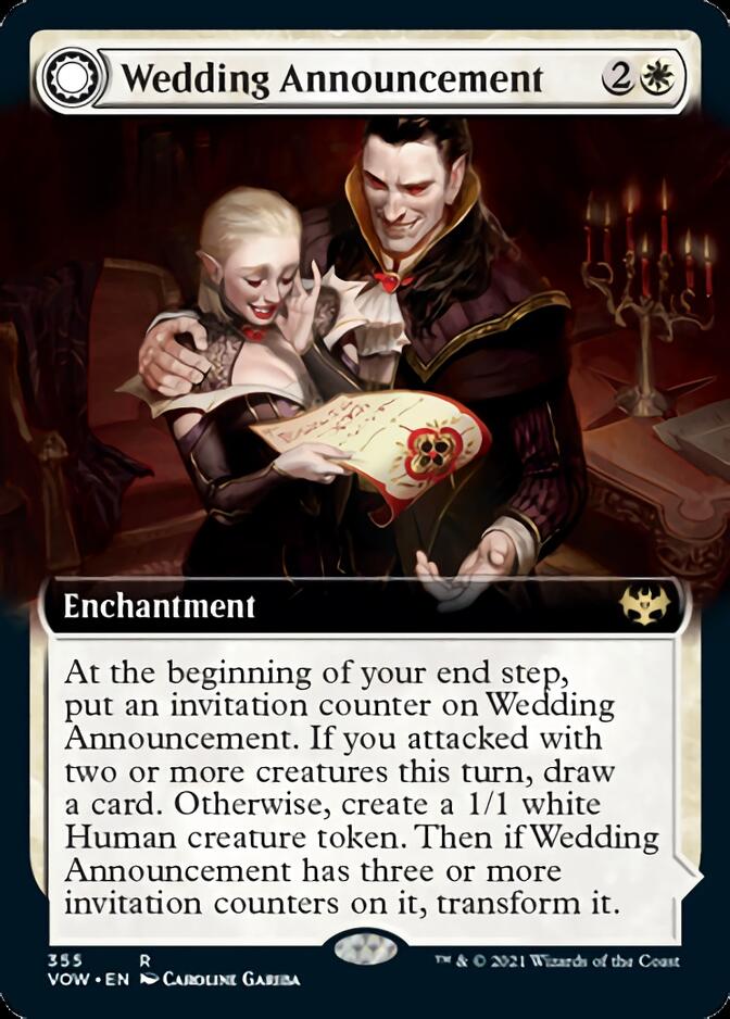 Wedding Announcement // Wedding Festivity (Extended Art) [Innistrad: Crimson Vow]-1