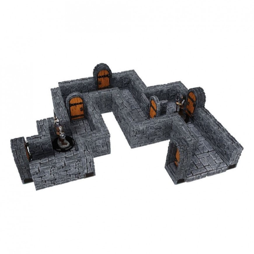 WarLock Tiles Expansion Pack - 1 inch Dungeon Straight Walls-1