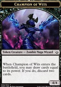 Champion of Wits // Insect Double-Sided Token [Hour of Devastation Tokens]-1