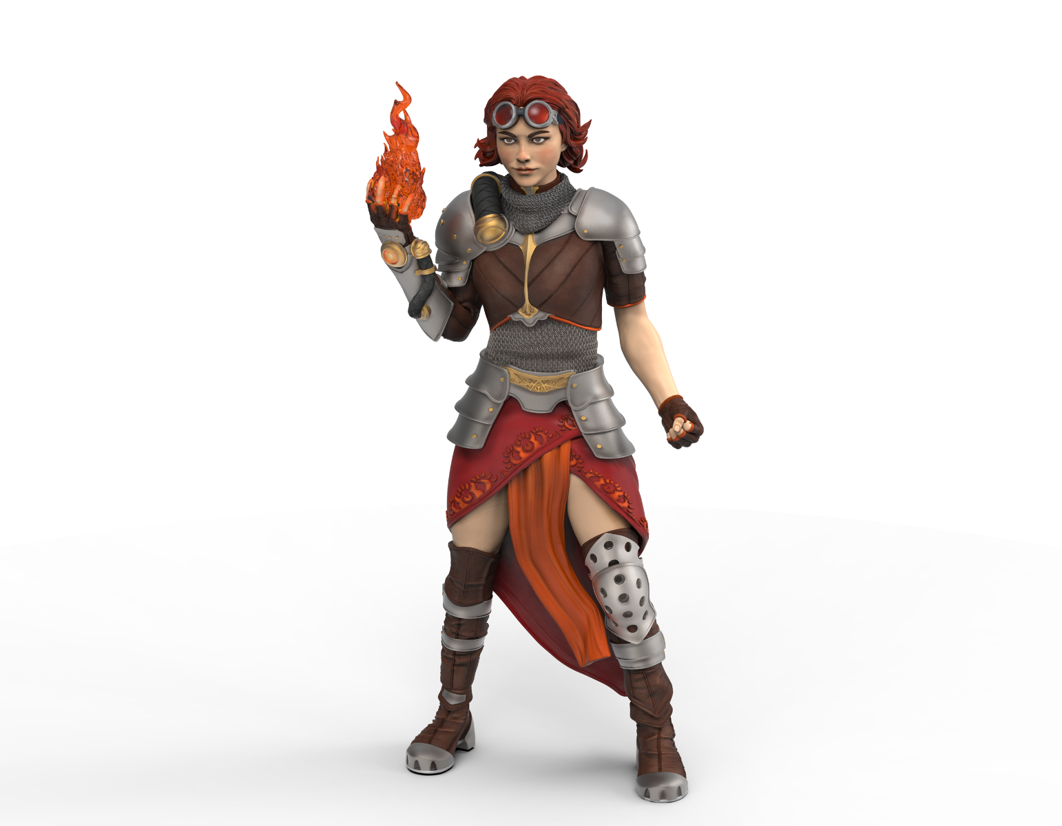 Magic the Gathering Chandra Nalaar Full-Size Foam Figure-1