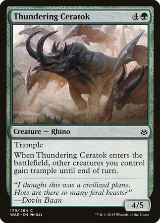 Thundering Ceratok [War of the Spark]-1
