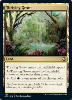 Thriving Grove [Dungeons & Dragons: Adventures in the Forgotten Realms Commander]-1